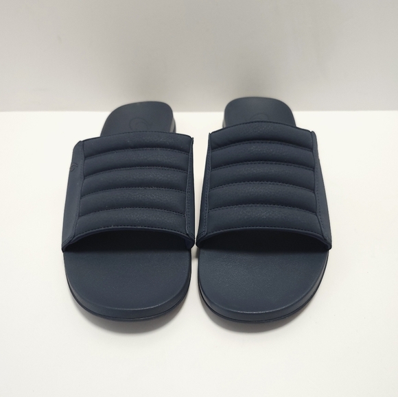 OluKai Mens Maha Olu Slide Sandals Size 13 Blue - Picture 2 of 6